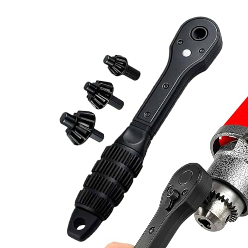 ラチェットレンチセット - 配管ドリルチャックスパナ,自転車メンテナンス 電子機器 車修理 HVAC設置 緊急時用 ポータブル多機能ラチェットレンチセット